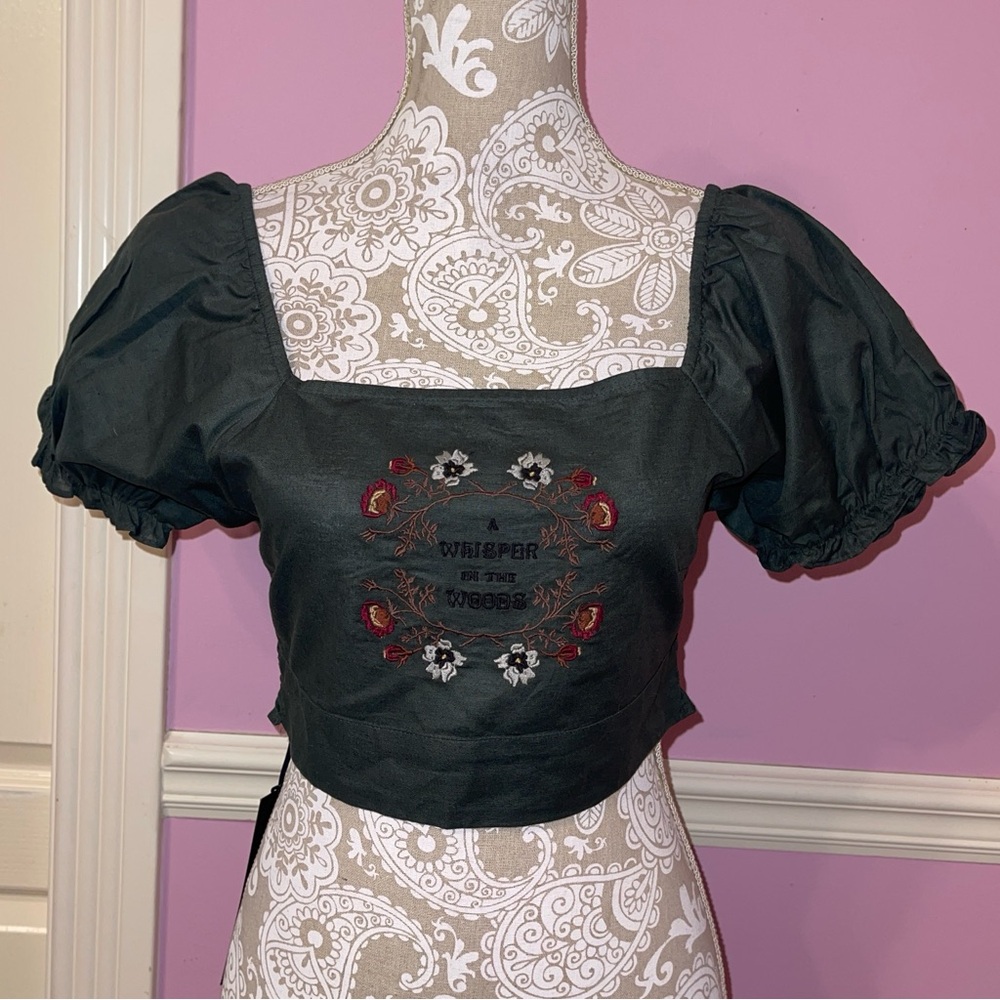 Disturbia top shirt witch goth gothic victorian lolita whimsigoth fairy cottage